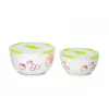 Salad bowl OURSSON BS4781RC/GA Round Ceramic Multicolour 2 pcs