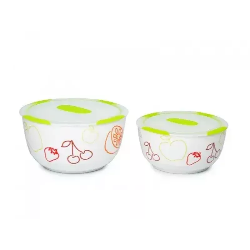 Salad bowl OURSSON BS4781RC/GA Round Ceramic Multicolour 2 pcs