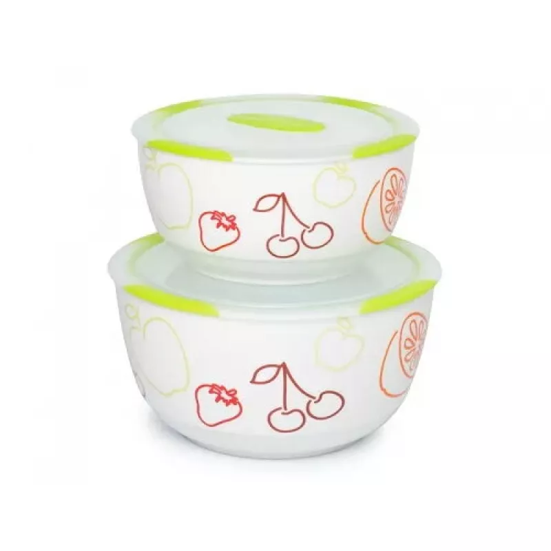 Salad bowl OURSSON BS4781RC/GA Round Ceramic Multicolour 2 pcs