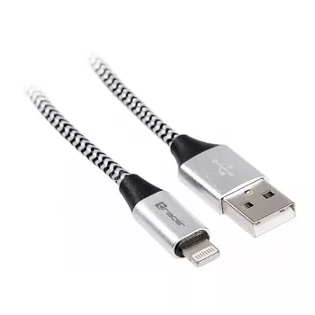 Lightning Cable Tracer TRAKBK46268 1m Black Silver