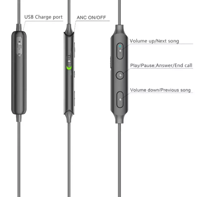 Headset Denver BEN-151 Wireless In-ear Black
