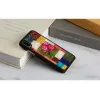 Smartphone case iKins for iPhone XS/S — Cherry Blossom White design, protective hard shell fit