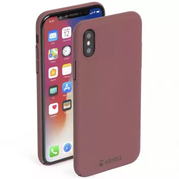 Wallet case Krusell Sandby iPhone X/XS Burgundy