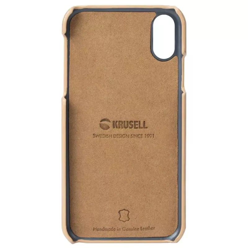 Cover Krusell Sunne iPhone XS Max 16.5 cm Beige