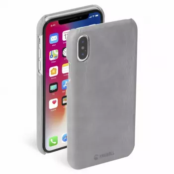 Protective phone case Krusell Sunne for Apple iPhone XS vintage grey
