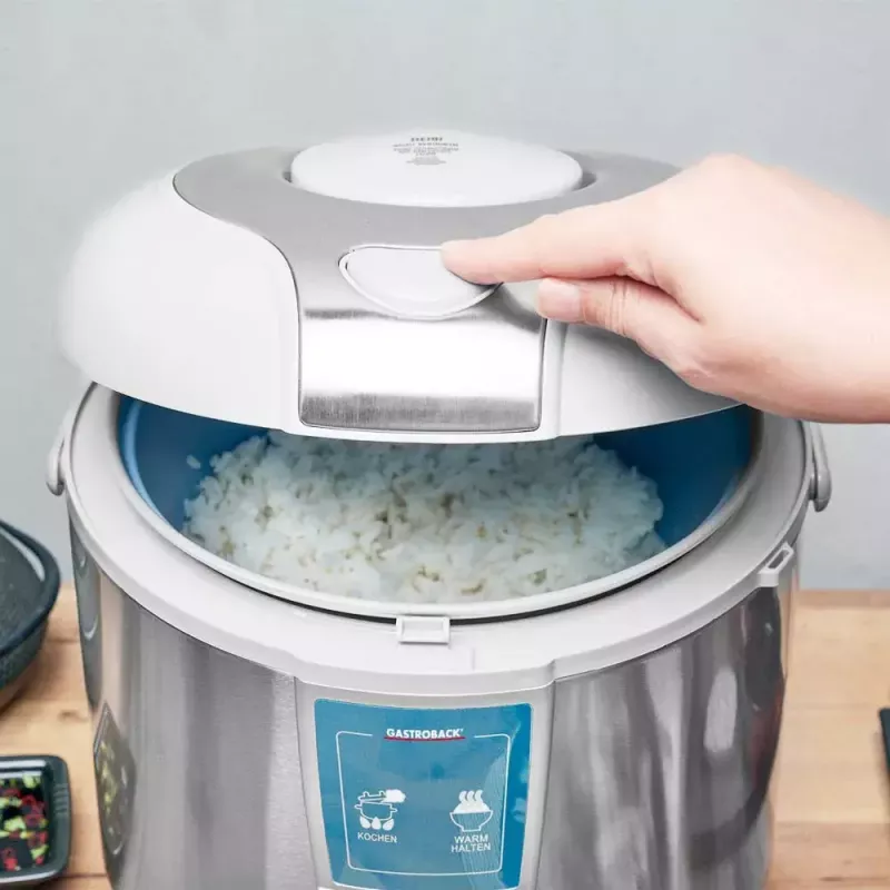 Rice Cooker Gastroback Design Pro 5L 700W Silver White