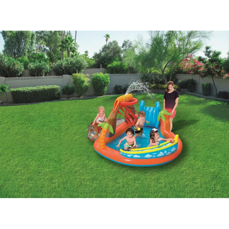 Inflatable play center Bestway 53069 — children’s inflatable play area with pool section