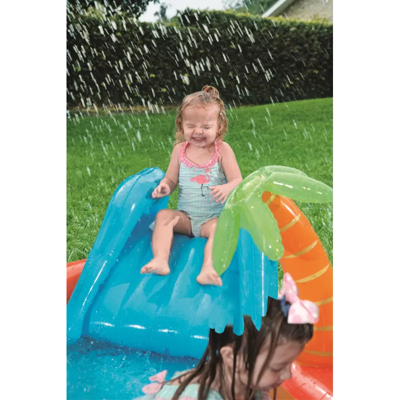 Inflatable play center Bestway 53069 — children’s inflatable play area with pool section