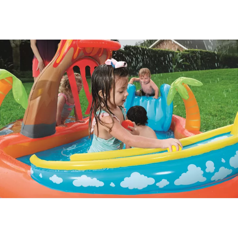 Inflatable play center Bestway 53069 — children’s inflatable play area with pool section
