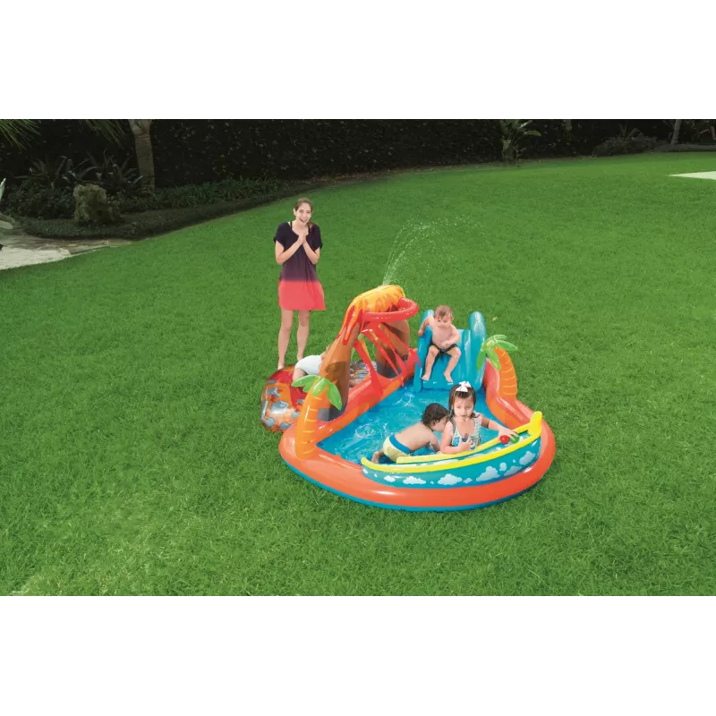 Inflatable play center Bestway 53069 — children’s inflatable play area with pool section