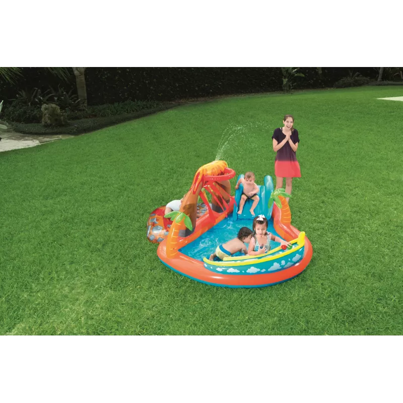 Inflatable play center Bestway 53069 — children’s inflatable play area with pool section