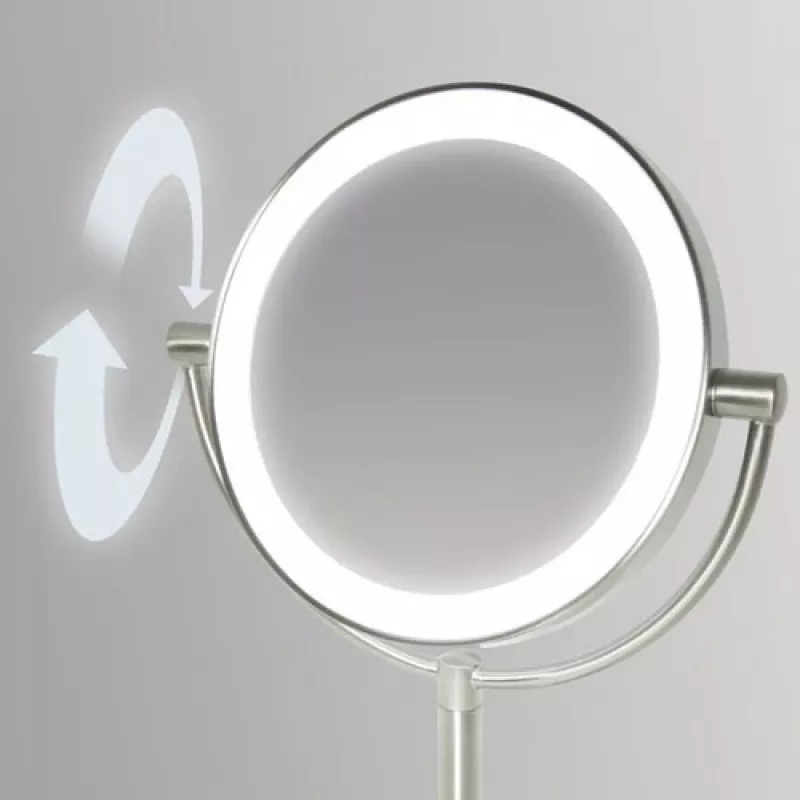 HoMedics MIR-8150-EU makeup mirror Freestanding Round Stainless steel