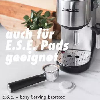 Espresso machine Gastroback Design Espresso Piccolo 1.4 L Manual