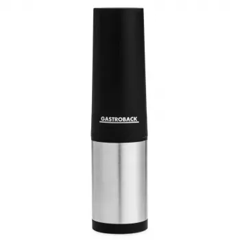 Decanter Stopper Gastroback Aroma 47102 Black Stainless Steel