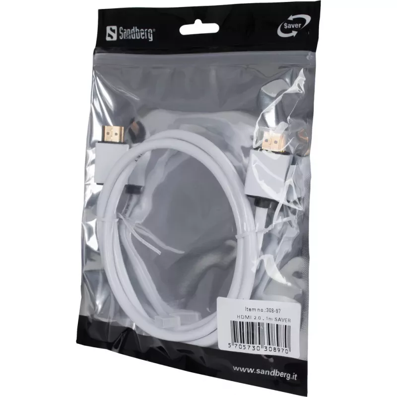 HDMI Cable Sandberg 2.0 1m SAVER