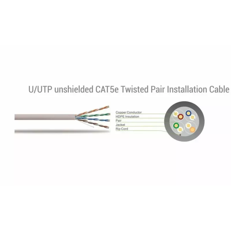 Network Cable SBOX UTP-305 CAT5E RJ45 305M Blue