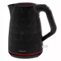 Electric kettle MANTA KTL9230B 1.7L 2200W Black, plastic body, Strix controller, water level indicator