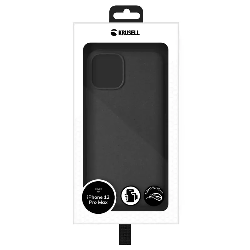 Cover Krusell Sandcover iPhone 12 Pro Max 17 cm (6.7 inch) Black