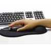 Sandberg Gel Mousepad with Wrist Rest, Black, Monochromatic, Gel, Wrist rest