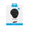 Sandberg Gel Mousepad with Wrist Rest, Black, Monochromatic, Gel, Wrist rest