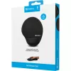 Sandberg Gel Mousepad with Wrist Rest, Black, Monochromatic, Gel, Wrist rest