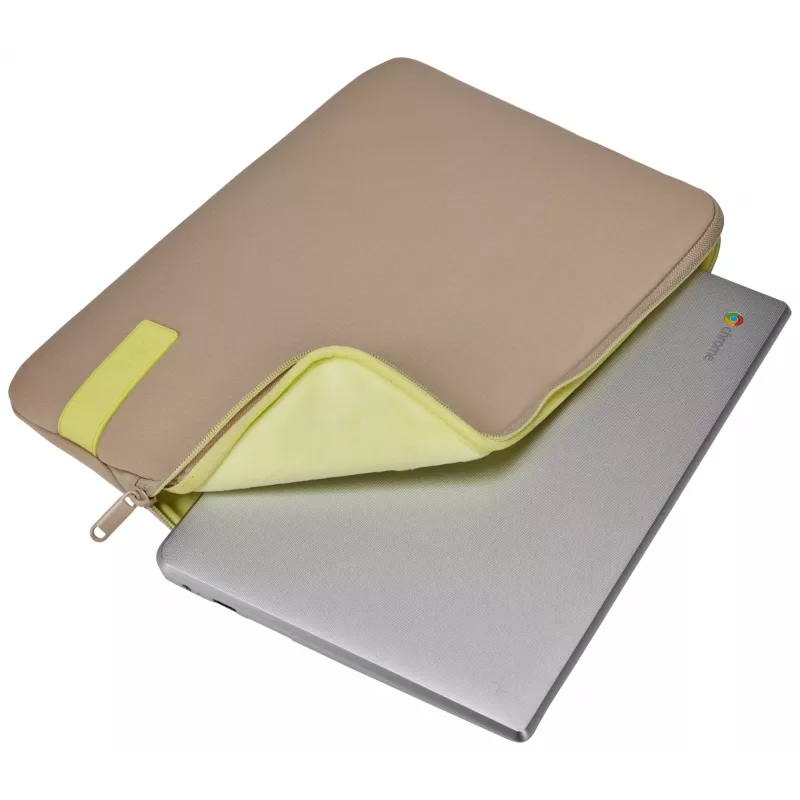 Case Logic Reflect REFPC-113 Plaza Taupe/Sun-Lime 33.8 cm (13.3 inch) Sleeve case