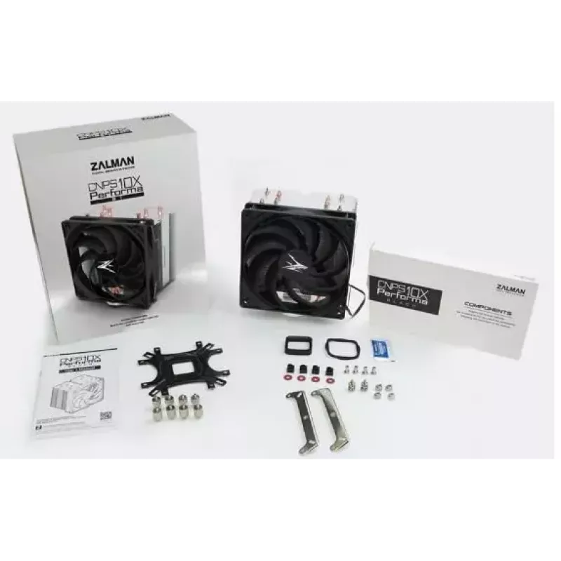 CPU cooler ZALMAN CNPS10X PERFORMA ST with 120mm fan and 4 heat pipes