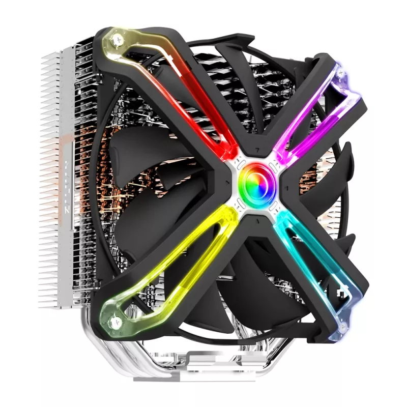 Zalman CNPS17X computer cooling system Processor Cooler 14 cm Black, Grey