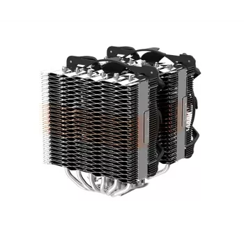 Zalman CNPS20X computer cooling system Processor Cooler 14 cm Aluminium, Black