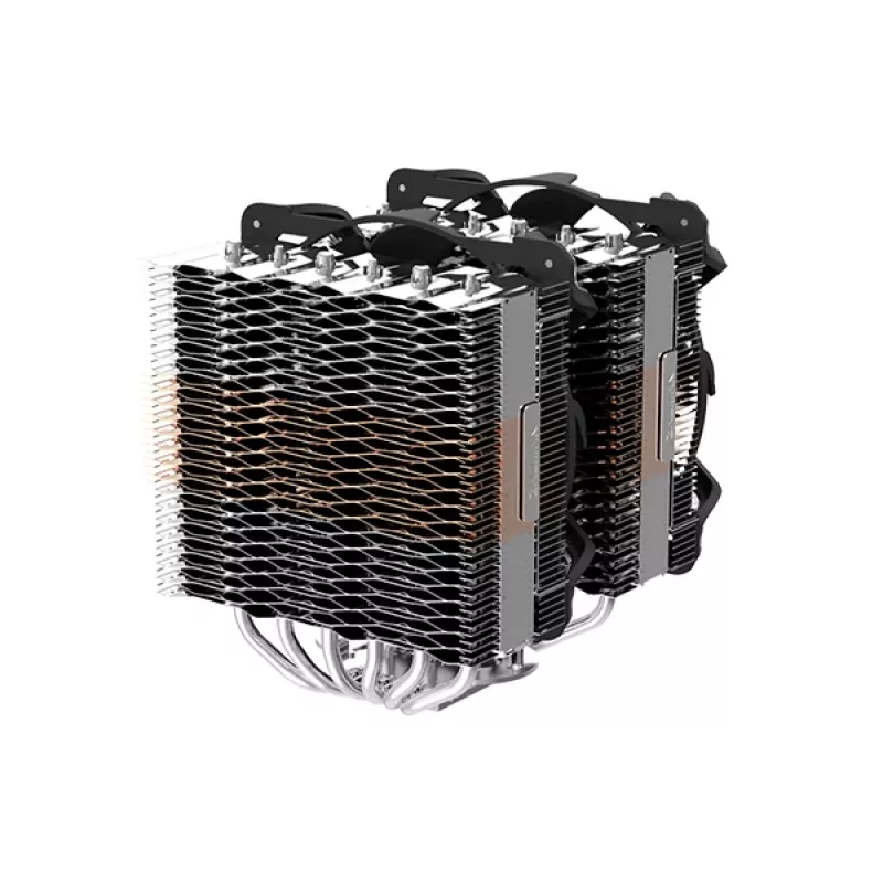 Zalman CNPS20X computer cooling system Processor Cooler 14 cm Aluminium, Black