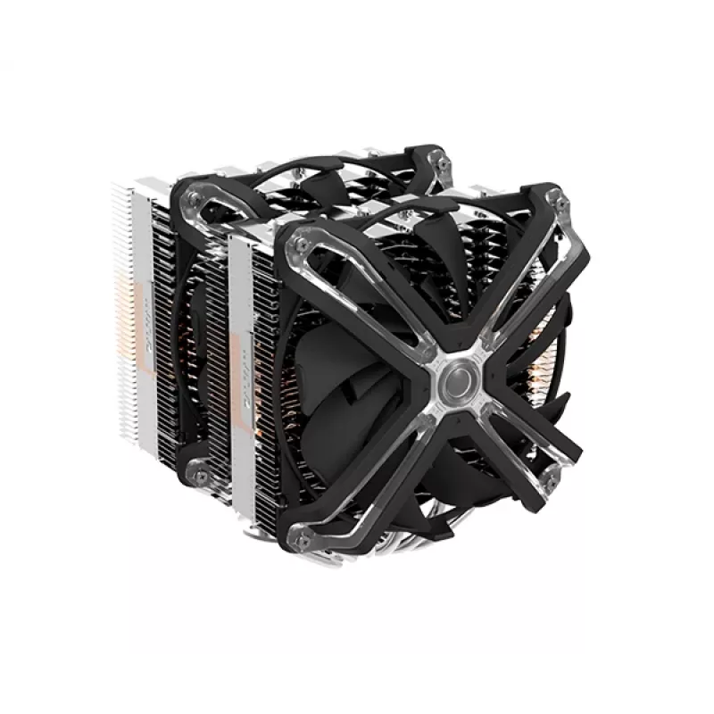 Zalman CNPS20X computer cooling system Processor Cooler 14 cm Aluminium, Black