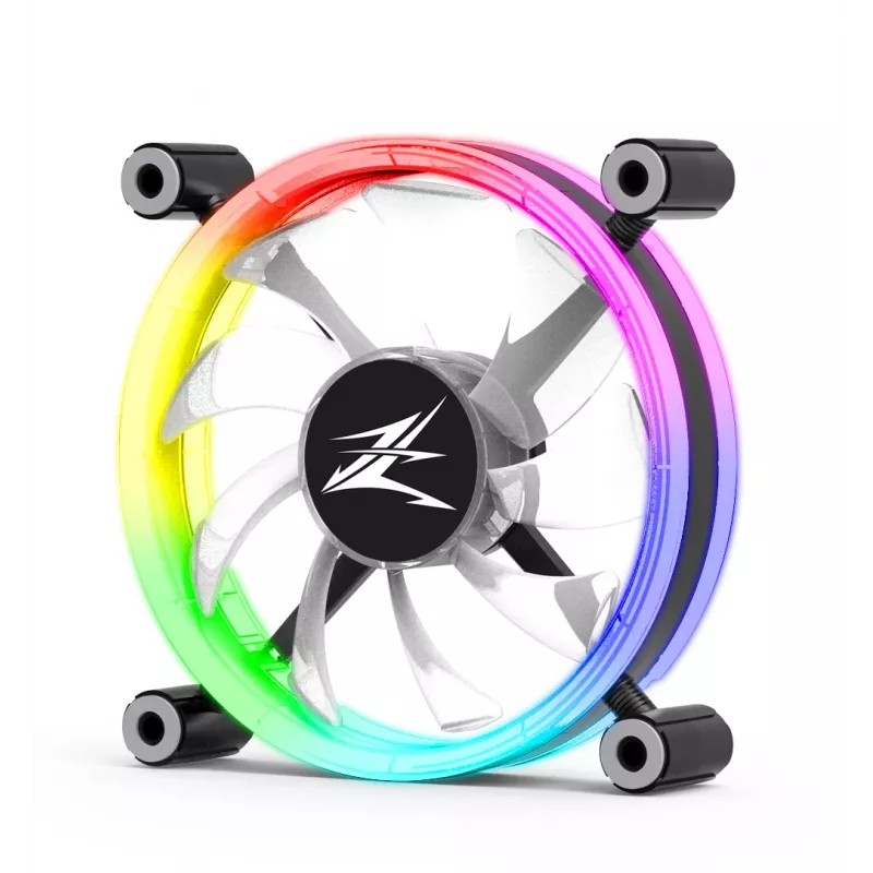 Zalman ZM-LF120 computer cooling system Computer case Fan 12 cm Black, White