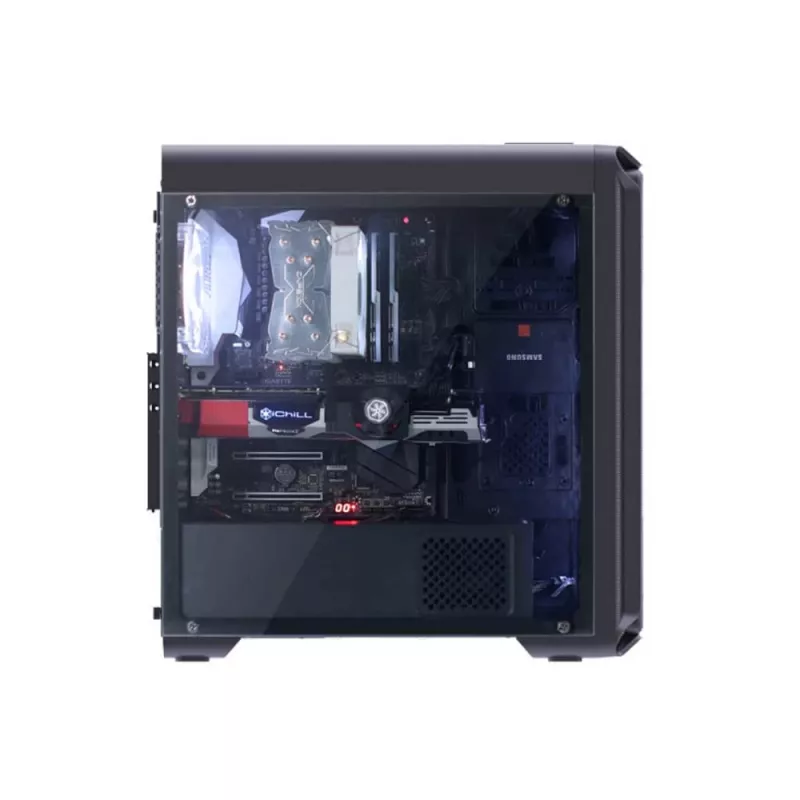 Zalman i3 Edge Midi-Tower - black - Midi/Minitower - ATX Midi Tower Black