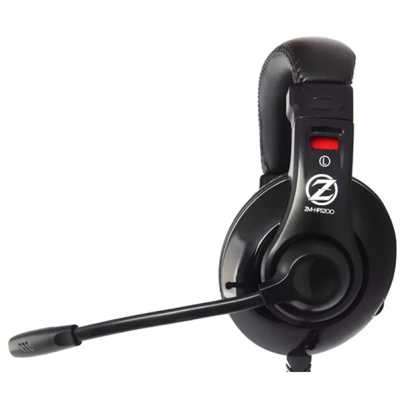 Zalman ZM-HPS200 headphones/headset Wired Head-band Gaming Black