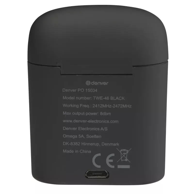 Headset Denver TWE-46BLACK