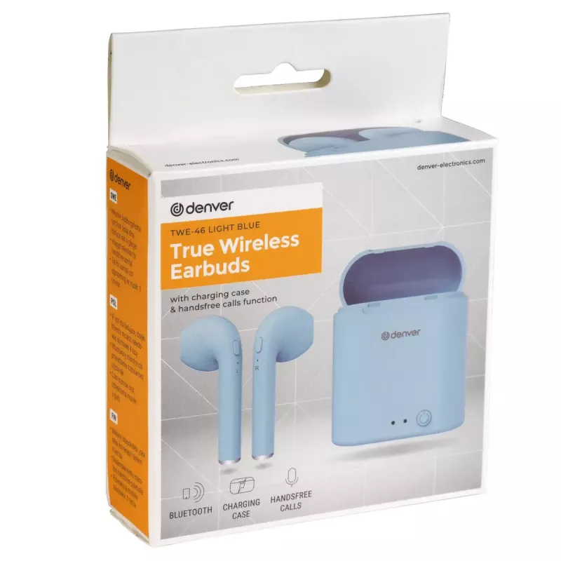 Headphones Denver TWE-46LIGHTBLUE
