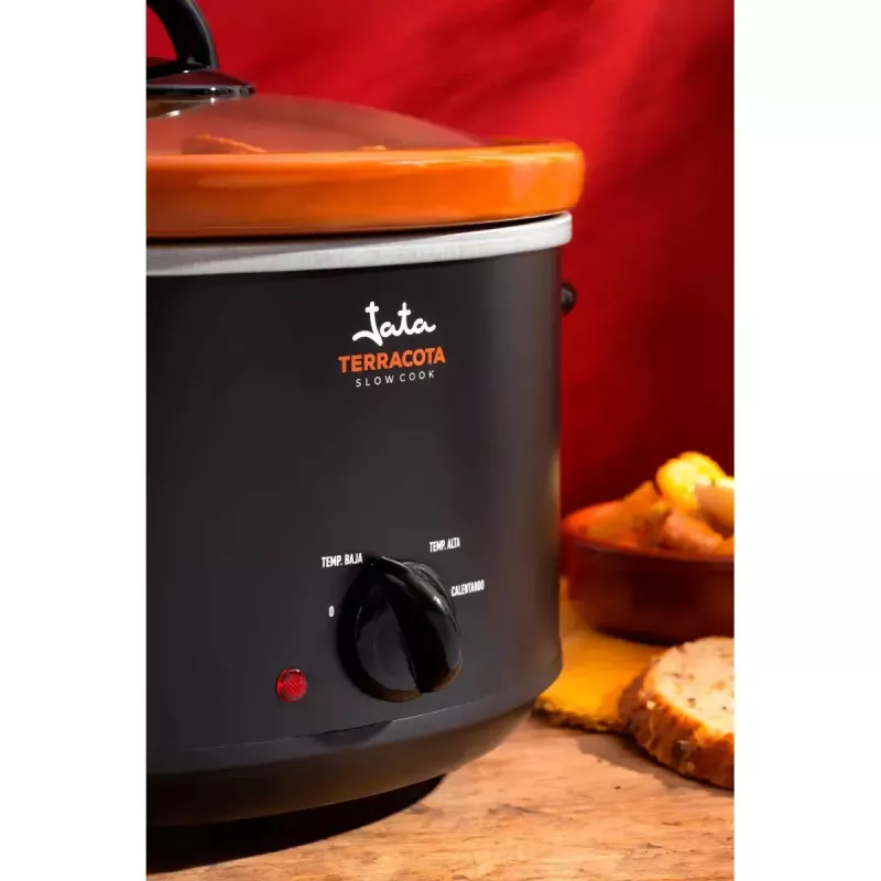 Slow Cooker JATA JEOL2135 3.5L 180W Black Terracotta