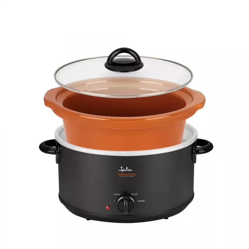 Slow Cooker JATA JEOL2135 3.5L 180W Black Terracotta