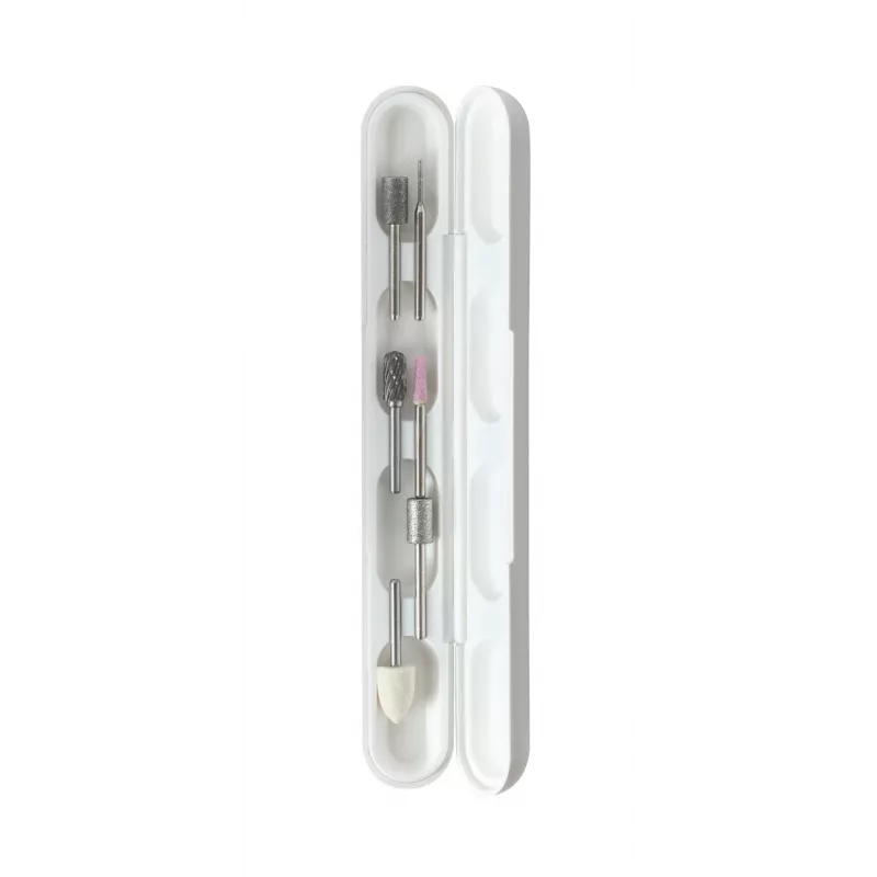 HoMedics Luxury 6-in-1 Electric Mani/Pedi Set 6 heads Battery Plastic