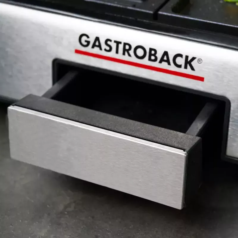 Gastroback Design Plancha & BBQ contact grill 2000 W stainless steel