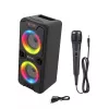 Portable Bluetooth speaker MANTA SPK816 — 30W RMS, Bluetooth 5.0, USB/SD/AUX, FM, 4h battery, Black