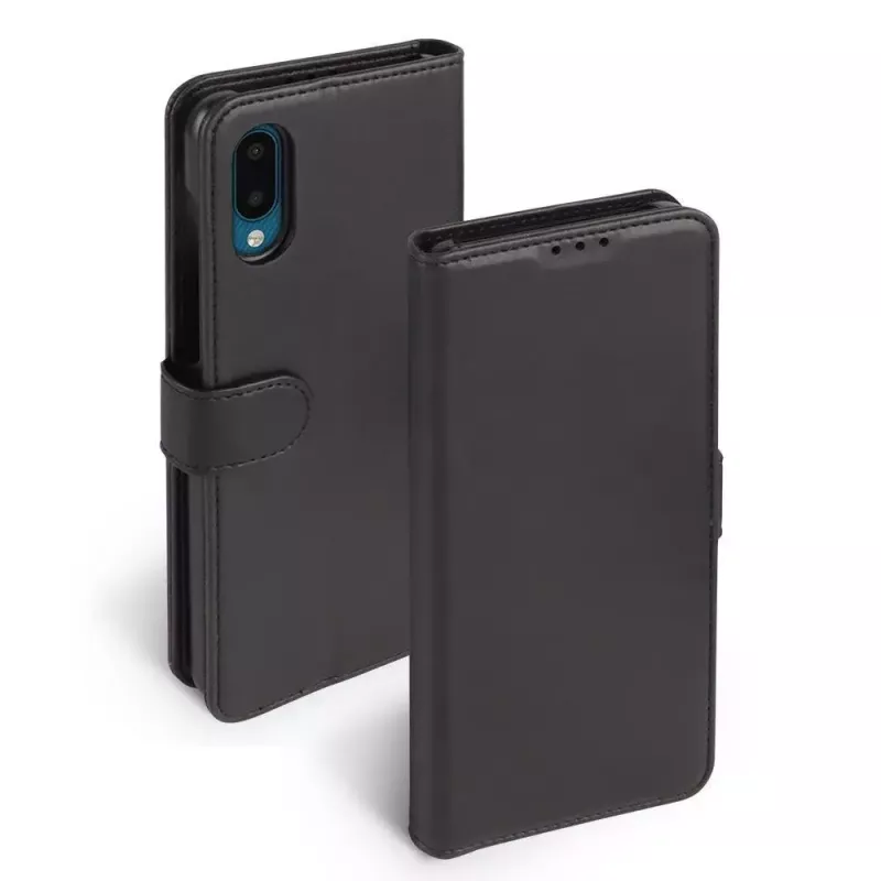 Wallet case Krusell Galaxy A02 16.5 cm Black 3 card pockets