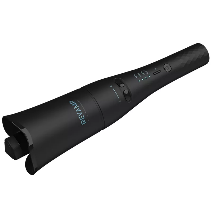 Revamp Progloss Hollywood Curl Automatic curling iron Warm Black 3 m