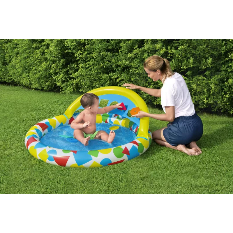 Inflatable pool Bestway 52378, dimensions 47 inch x 46 inch x 18 inch (inflatable backyard pool)