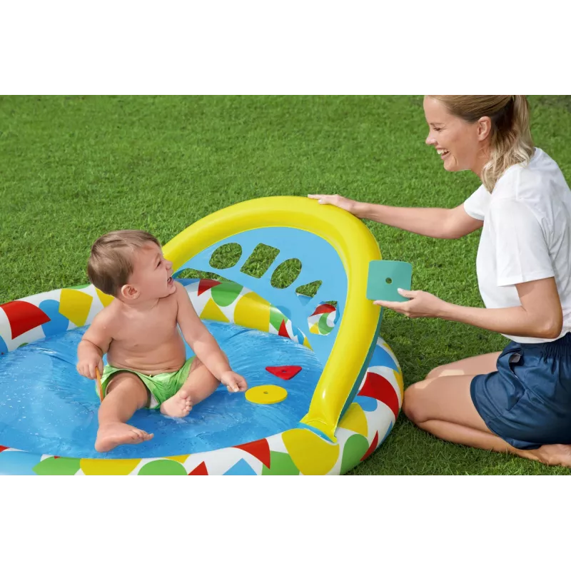 Inflatable pool Bestway 52378, dimensions 47 inch x 46 inch x 18 inch (inflatable backyard pool)