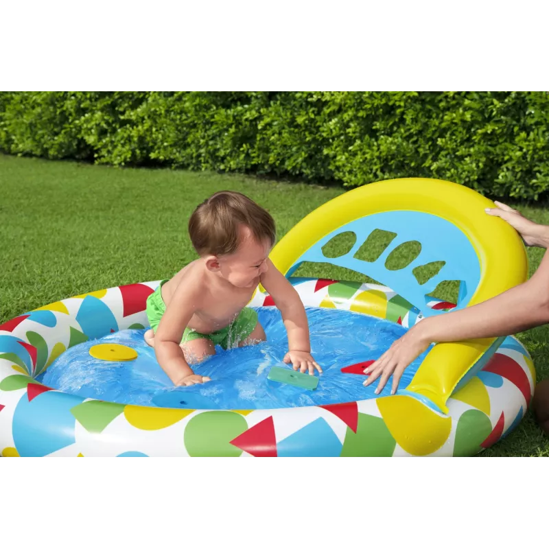 Inflatable pool Bestway 52378, dimensions 47 inch x 46 inch x 18 inch (inflatable backyard pool)