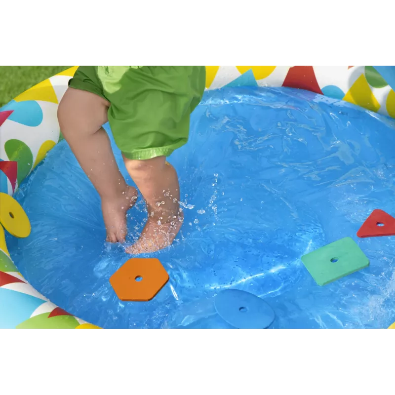 Inflatable pool Bestway 52378, dimensions 47 inch x 46 inch x 18 inch (inflatable backyard pool)