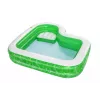 Bestway 7'7 inch x 7'7 inch x 20 inch/2.31m x 2.31m x 51cm Tropical Paradise Family Pool