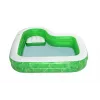 Bestway 7'7 inch x 7'7 inch x 20 inch/2.31m x 2.31m x 51cm Tropical Paradise Family Pool