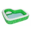 Bestway 7'7 inch x 7'7 inch x 20 inch/2.31m x 2.31m x 51cm Tropical Paradise Family Pool